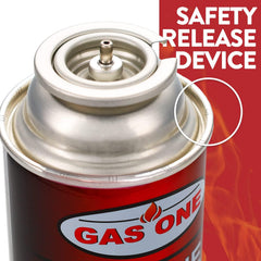 Gas One Butane Fuel for Camping Stoves 8oz